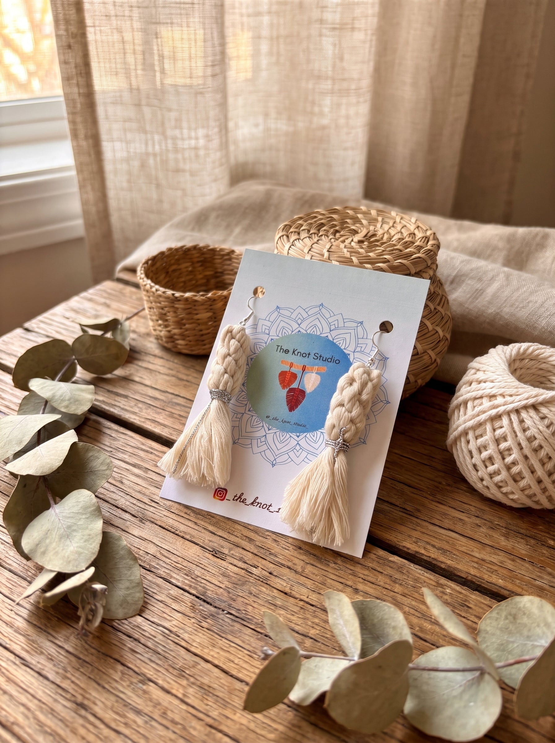 Braided Bloom Earrings