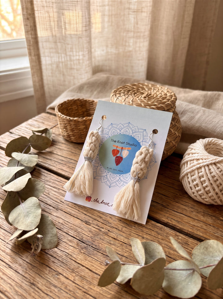 Braided Bloom Earrings