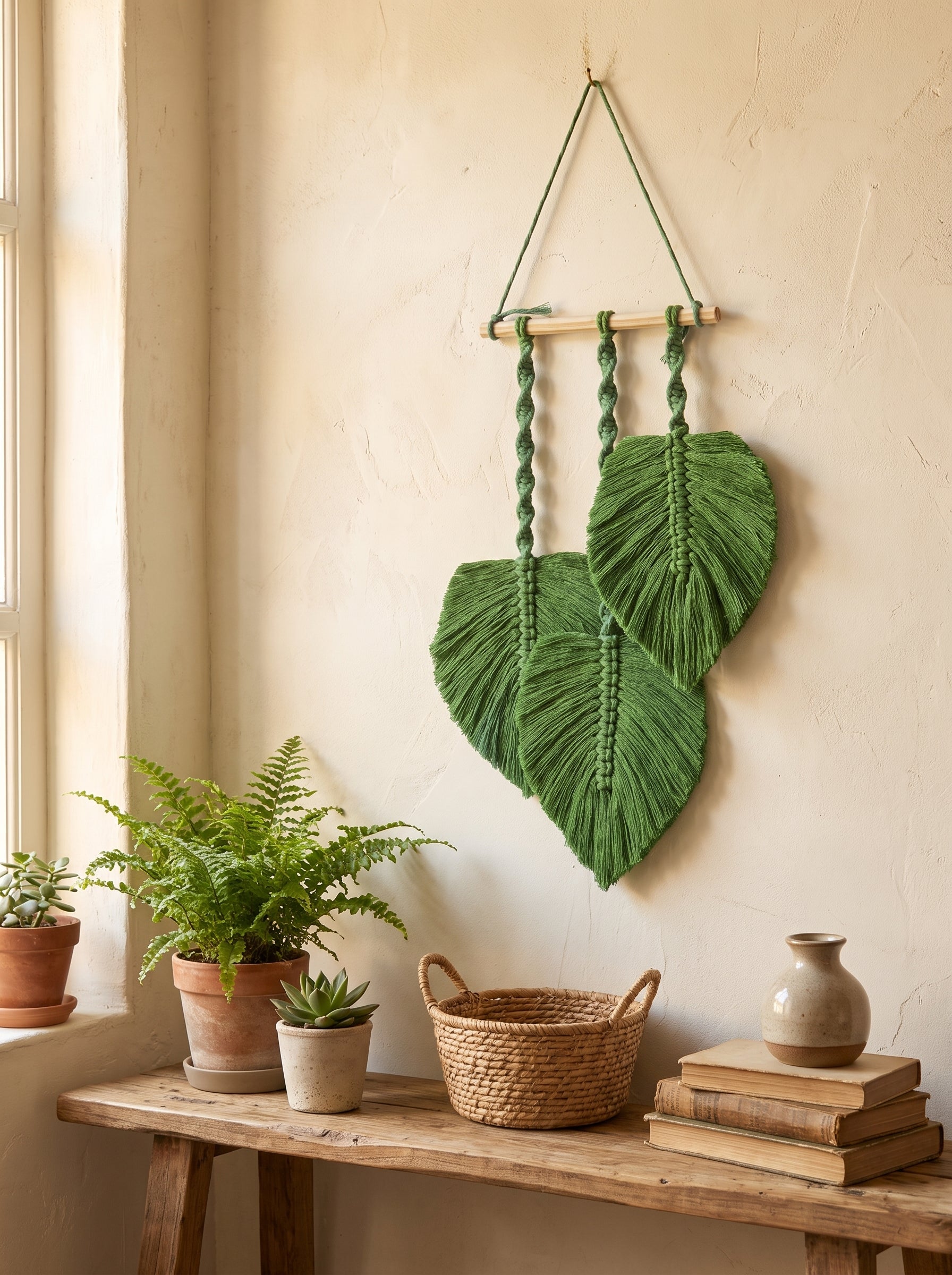 Green Trio Hanger