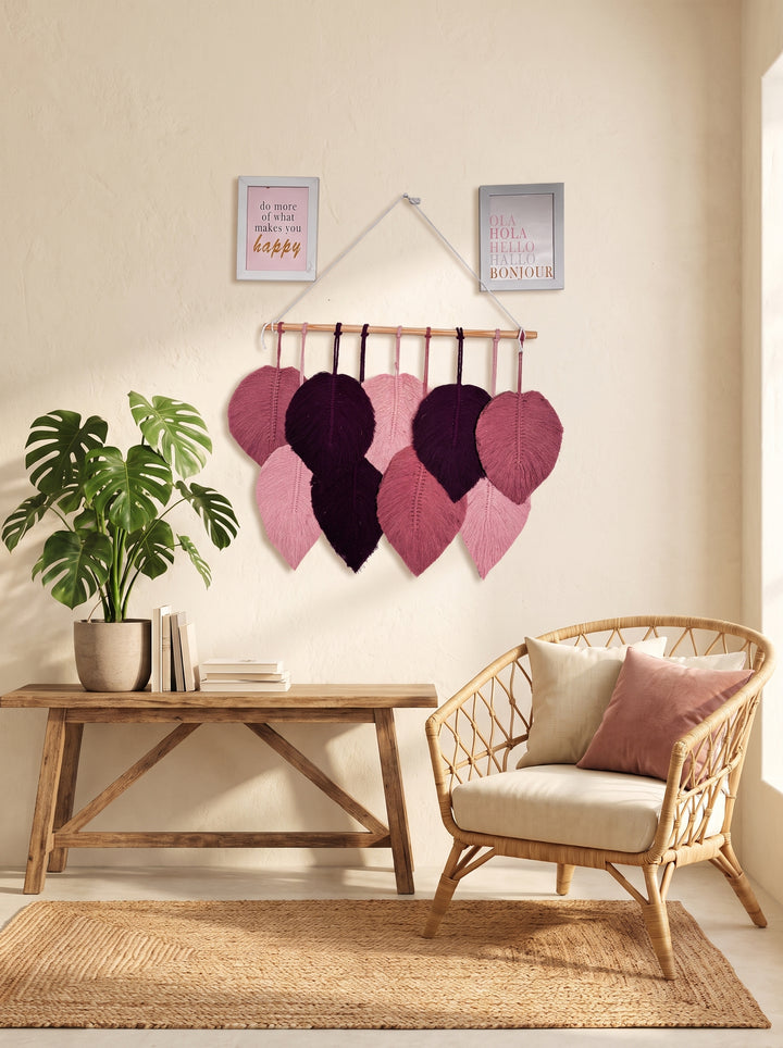 Berry Blush Leaf Hanging