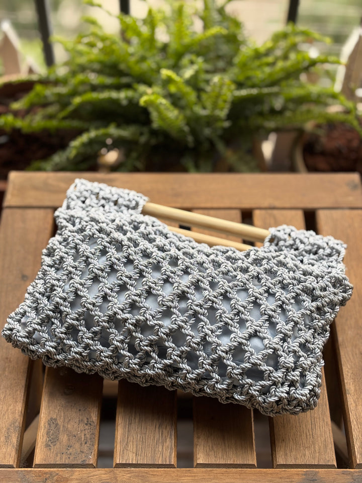 Macrame Hand Clutch
