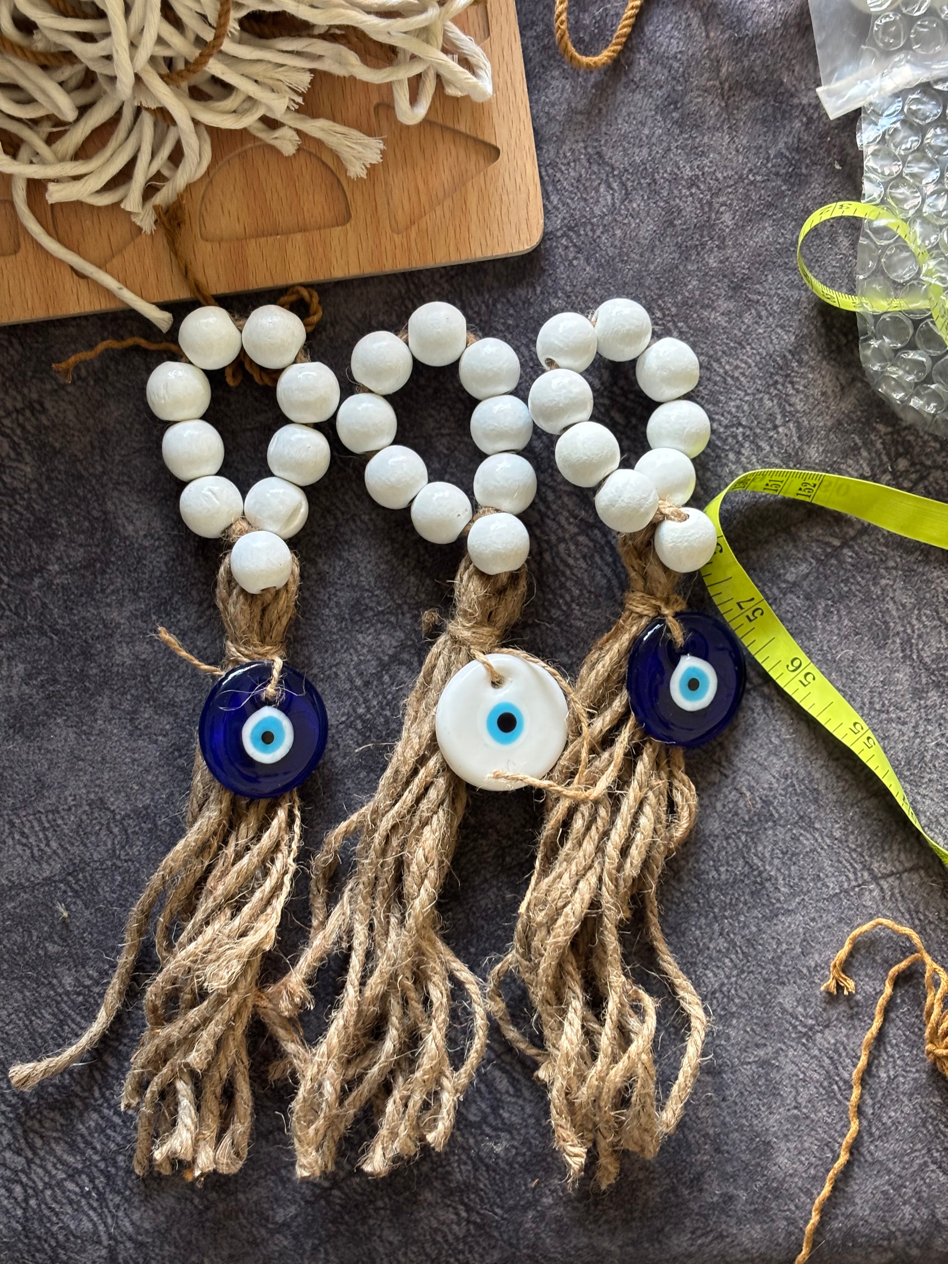 Jute Evil Eye Hanging
