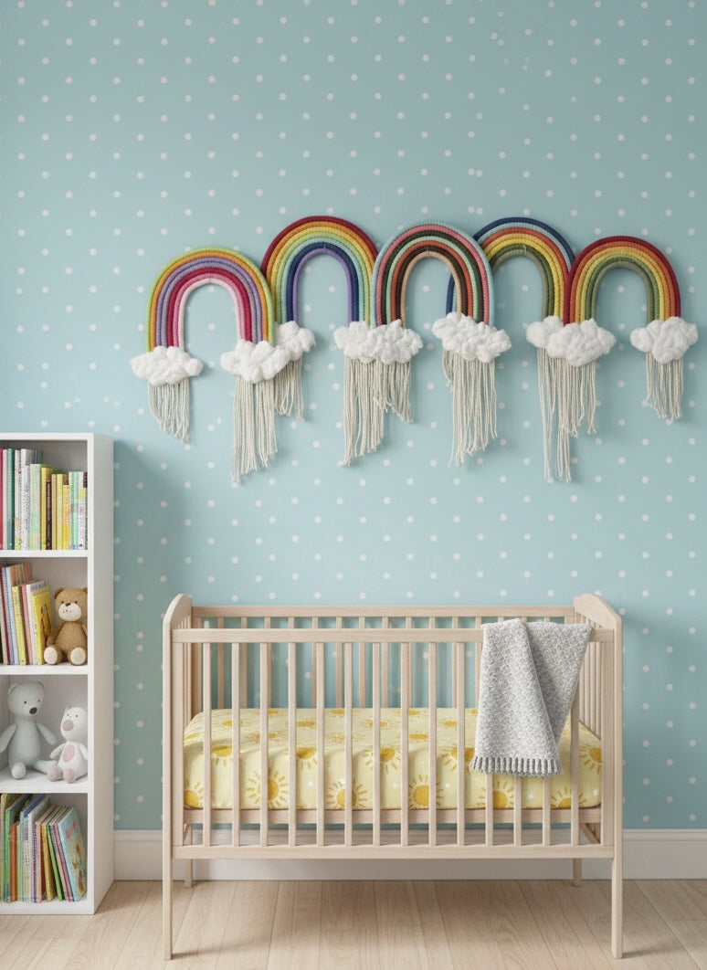 Rainbow Macrame Hanging