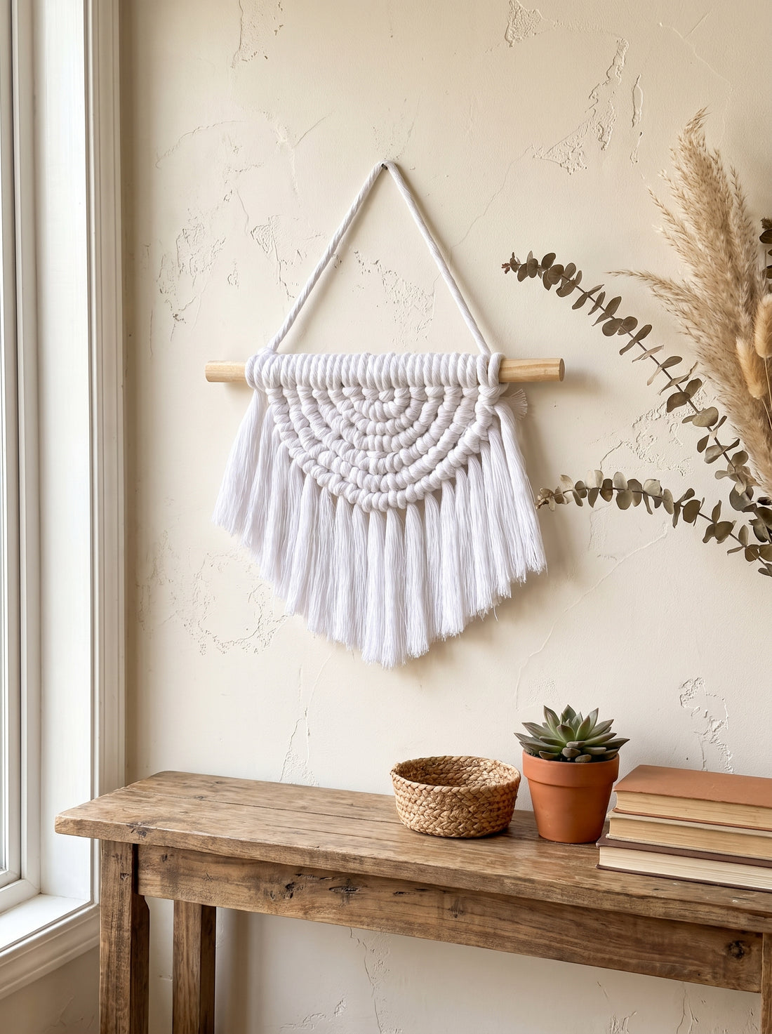 Fan & Fringe Wall Hanger
